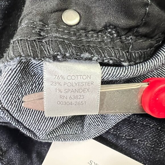 Christopher & Banks Modern Fit Tapered Leg Jeans 12 Short Dark Wash - Picture 5 of 8